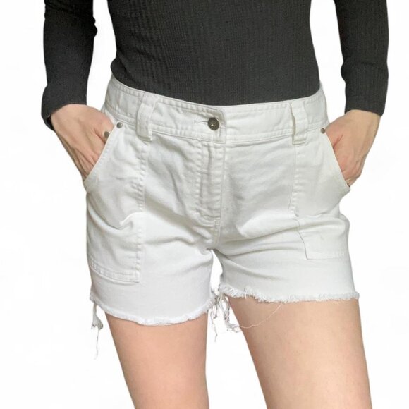 Tommy Hilfiger Pants - White Tommy Hilfiger Women's Carpenter Style Shorts – Size 8